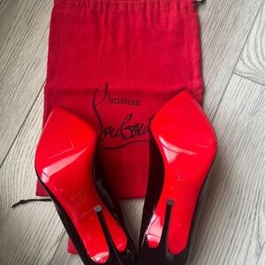Christian Louboutin Red and Black Women's Shoes